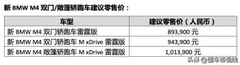 新车 | 售89.39万元起/前后灯组更新，2024款宝马M4硬顶轿跑实车  -图3